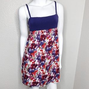 DELIA*S Purple/Multi-colored Floral Dress